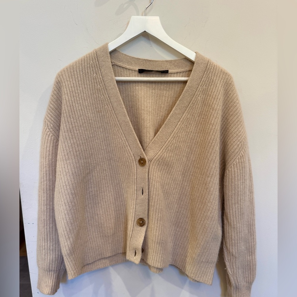 Jenni Kayne Cashmere Cocoon Cardigan Sweater, XS
